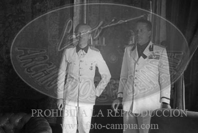 Visita del Conde Ciano a Zarauz