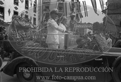 Visita del Conde Ciano a Zarauz