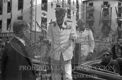 Visita del Conde Ciano a Zarauz