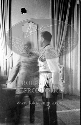 Franco recibe al Conde Ciano