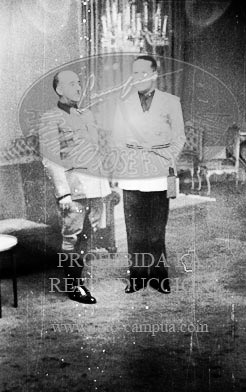 Franco recibe al Conde Ciano