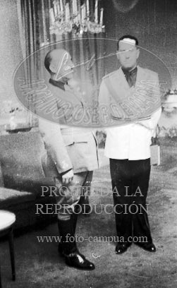 Franco recibe al Conde Ciano