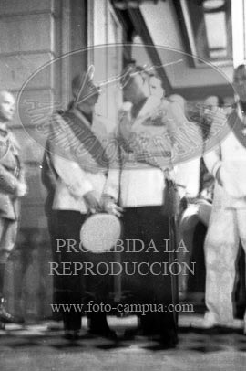 Franco recibe al Conde Ciano