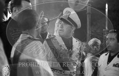 Franco recibe al Conde Ciano