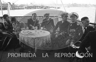 Llegada de la Legión Cóndor a Hamburgo