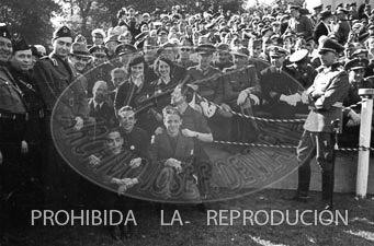 Llegada de la Legión Cóndor a Hamburgo