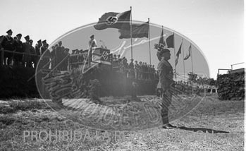 Campamento de la Legión Cóndor en Berlin. Von Thoma