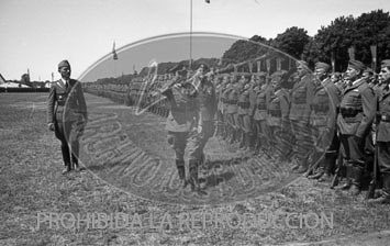 Campamento de la Legión Cóndor en Berlin. Von Thoma