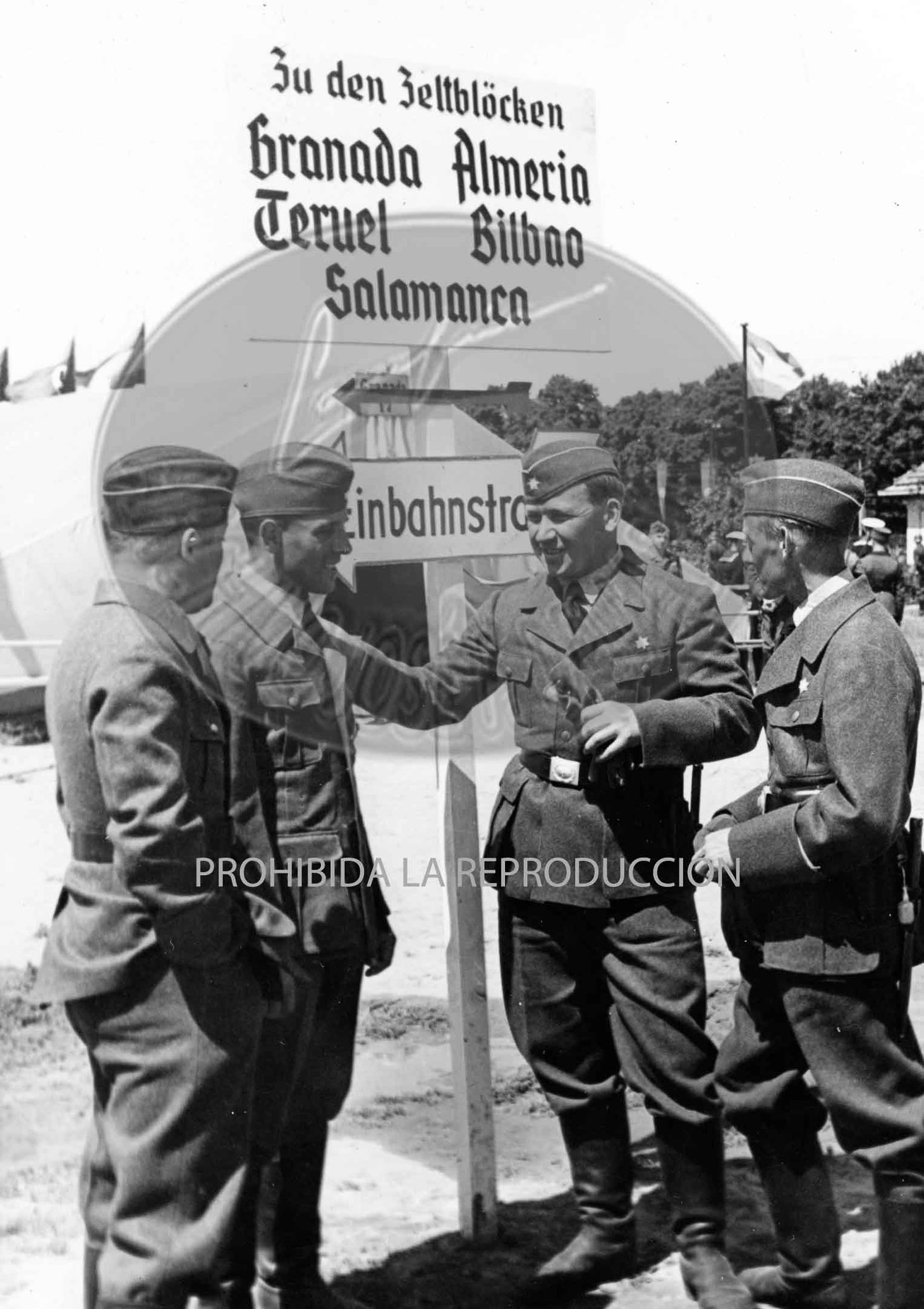 Campamento de la Legión Cóndor en Berlin. Von Thoma