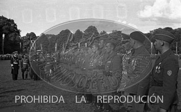 Llegada de la Legión Cóndor a Hamburgo