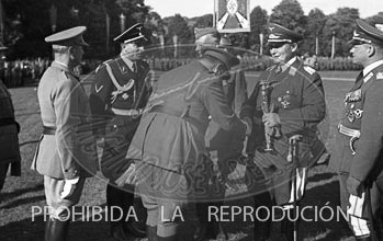 Llegada de la Legión Cóndor a Hamburgo