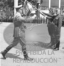 Formacion de la Legión Condor. Homenaje en berlin