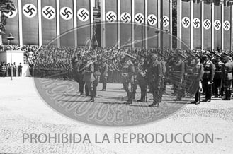 Formacion de la Legión Condor. Homenaje en berlin