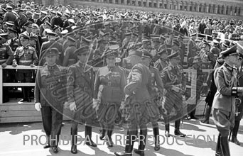 Desfile de la Legión Cóndor en Berlin