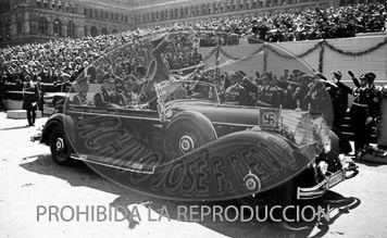 Desfile de la Legión Cóndor en Berlin