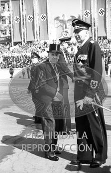 Desfile de la Legión Cóndor en Berlin