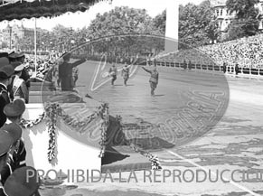 Desfile de la Legión Cóndor en Berlin