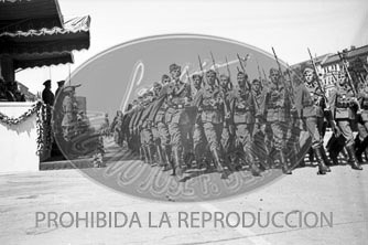 Desfile de la Legión Cóndor en Berlin