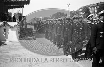 Desfile de la Legión Cóndor en Berlin