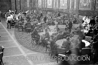 Los generales españoles con Hitler