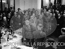 Homenaje a la Legión Cóndor. Coctel en la Cancilleria