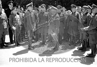 Invasion de Francia, tropas alemanas en Hendaya