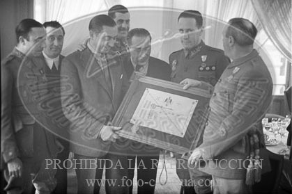 Comida homenaje al General Garcia Valiño