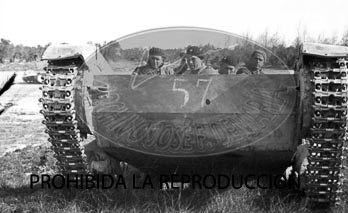 Unidad de entrenamiento y desarrollo acorazado establecida por Alemania en la guerra civil