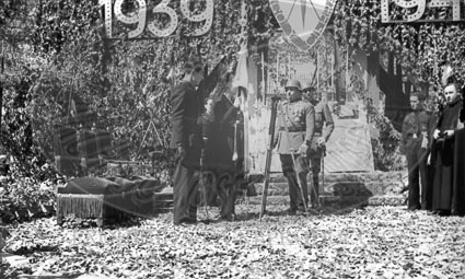 Entrega de guión al Regimiento de Caballeria Farnesio