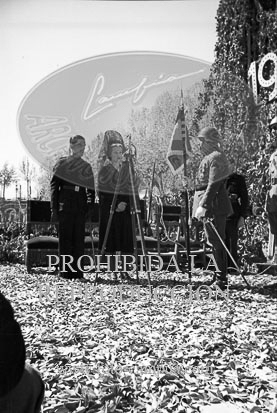 Entrega de guión al Regimiento de Caballeria Farnesio