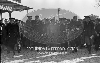 Franco visita Barcelona. enero 1942