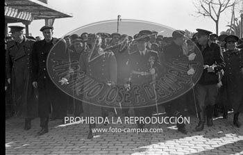 Franco visita Barcelona. enero 1942
