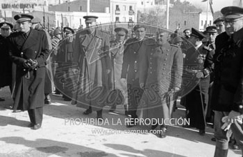 Franco visita Barcelona. enero 1942