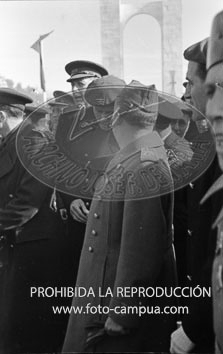Franco visita Barcelona. enero 1942