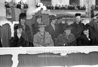 Franco visita Barcelona. enero 1942