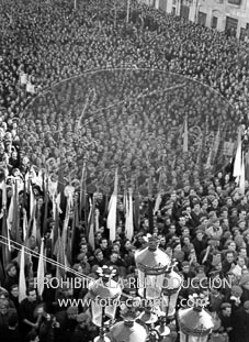 Franco visita Barcelona. enero 1942