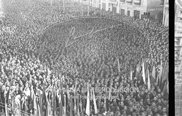 Franco visita Barcelona. enero 1942
