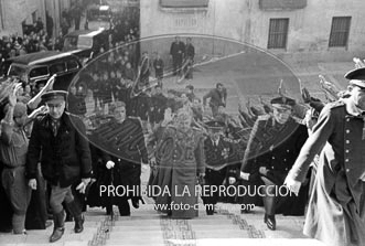 Franco visita Barcelona. enero 1942