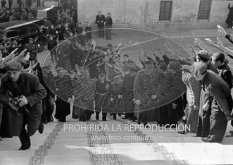 Franco visita Barcelona. enero 1942