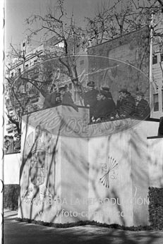 Franco visita Barcelona. enero 1942