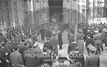 Franco visita Sevilla. 10 febrero de 1942