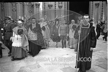Franco visita Sevilla. 10 febrero de 1942