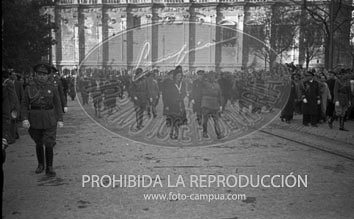 Franco visita Sevilla. 10 febrero de 1942