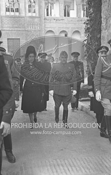 Franco visita Sevilla. 10 febrero de 1942