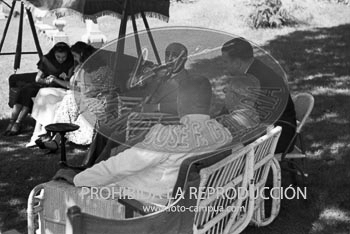 Franco en el Pazo de Meirás