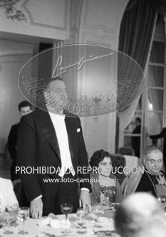 Cena en el Ritz en honor del Ministro de AA.EE.