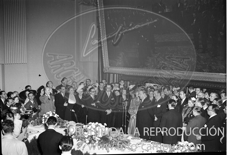 Viaje del Ministaro de AA.EE. de España a Argentina en 1948