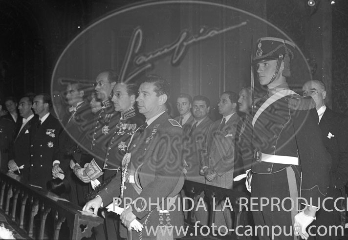 Viaje del Ministaro de AA.EE. de España a Argentina en 1948