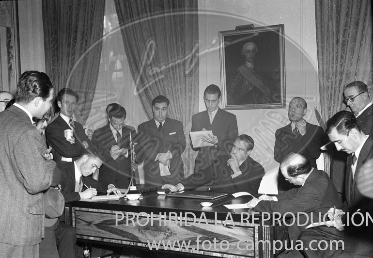 Viaje del Ministaro de AA.EE. de España a Argentina en 1948