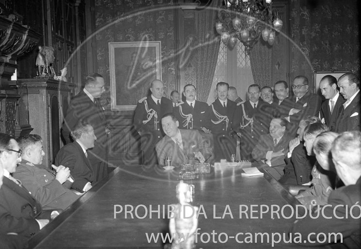 Viaje del Ministaro de AA.EE. de España a Argentina en 1948